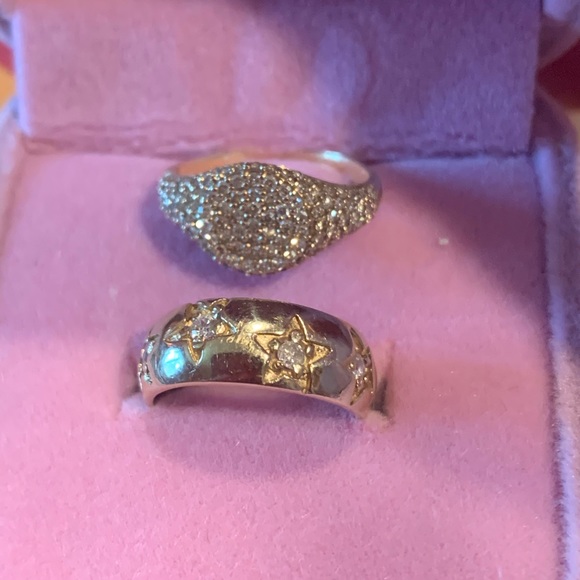 HEIRLOOM 14k GORGEOUS DIA RINGS 1st come; 1st serve! Band and signet - Picture 3 of 13